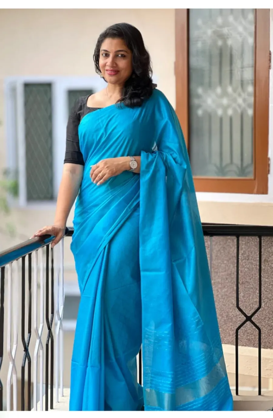 Royal Katan Silk Saree with Gold Zari Weaving